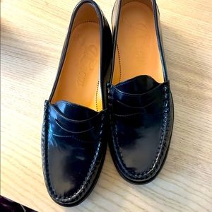 J. Crew Winona penny loafers in spazzolato leather